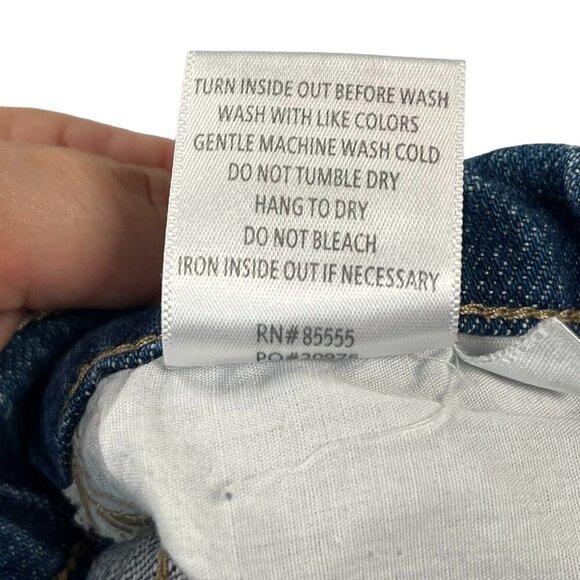 Pistola Monroe Straight Leg Cropped Cigarette Jeans Side Stripe Medium Wash - Picture 12 of 12